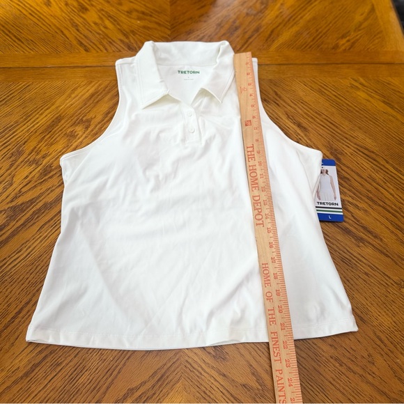 Tretorn ladies sleeveless polo with build in bra nwt - Picture 7 of 9